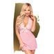 Сорочка з коміром халтером та стрінгами Penthouse - Sweet&Spicy Rose S/M SO5294 фото