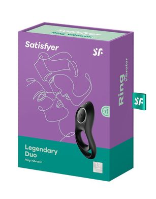 Эрекционное кольцо с вибрацией Satisfyer Legendary Duo для члена и мошонки SO5545 фото