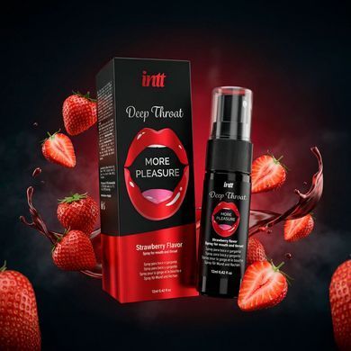 Спрей для глибокого мінету Intt Deep Throat Oral Spray Strawberry (12 мл) SX4735 фото