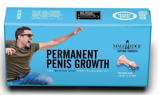Экстендер для увеличения члена Male Edge Basic, ремешковый, масса всего 65 г, прочный пластик ME001 фото