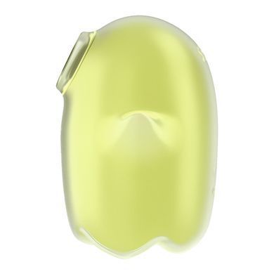 Вакуумный клиторальный стимулятор с вибрацией Satisfyer Glowing Ghost Yellow, светится в темноте SX0543 фото