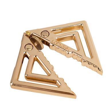 Зажимы для сосков с легкой подвеской LOCKINK Adjustable Nipple Clamps with Light Pendant, золотистые SX0848 фото