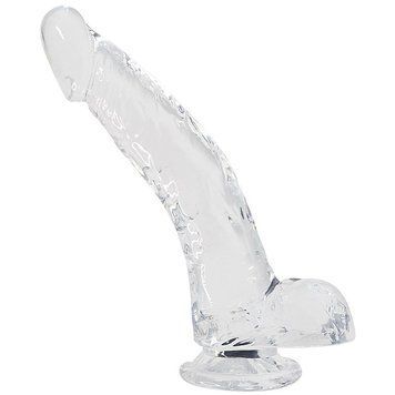 Прозорий фалоімітатор Alive Jelly Dildo Stallion (м'яте паковання!!!) SO5028-R фото