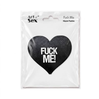Пестис-сердечка Art of Sex - Fuck me, чорний SX4655 фото