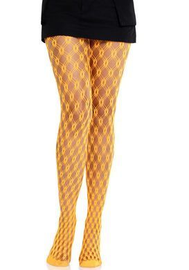 Колготки Leg Avenue Eyelet Net Tights Neon Orange One Size SX2754 фото