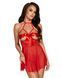 Беби-дол Kissable Sexy Kiss Babydoll Red S/M SX1954 фото 1