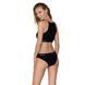 Спортивный топ с прозрачной вставкой Passion PS006 TOP S, black SO4241 фото 4