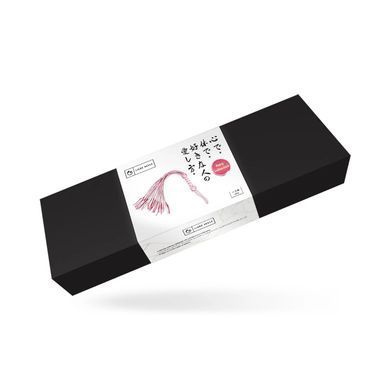 Флоггер Liebe Seele White & Pink Leather Whip SX2833 фото