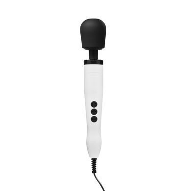 Вібромасажер DOXY Original White, дуже потужний, живлення 220В, пульсівні вібрації SO1431 фото