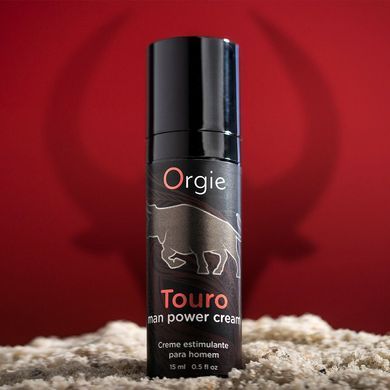 Крем для посилення ерекції Orgie Touro Power Cream, 15 мл, з таурином, гінкго та коренем женьшеню SX1560 фото