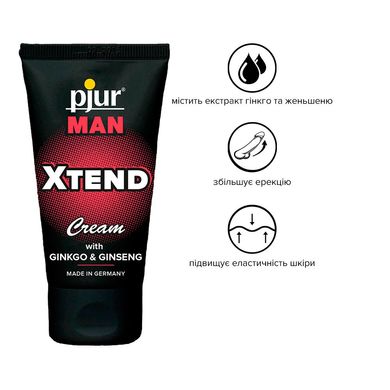 Крем для пениса стимулирующий pjur MAN Xtend Cream 50 ml, с экстрактом гинкго и женьшеня PJ12900 фото