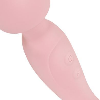 Двосторонній масажер-вібратор Good Vibes Only &ndash; SIMI Double-Sided Wand Vibrator Soft Silicone &ndash; Pink SX3076 фото