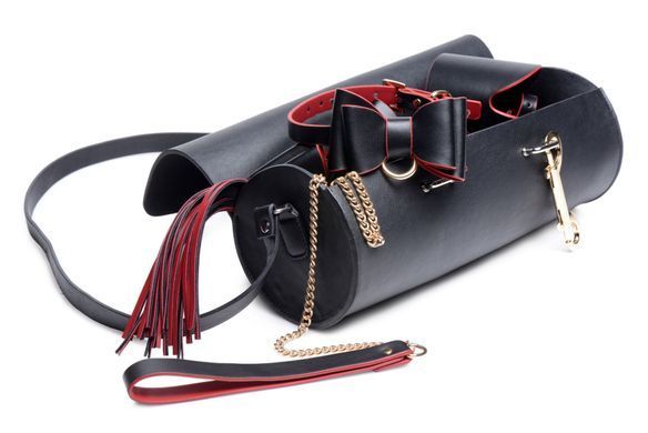 Набор БДСМ с дорожной сумкой Master Series: Bow &mdash; Luxury BDSM Set With Travel Bag, 11 предметов SO8796 фото