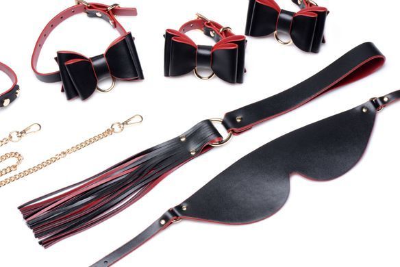 Набор БДСМ с дорожной сумкой Master Series: Bow &mdash; Luxury BDSM Set With Travel Bag, 11 предметов SO8796 фото