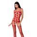 Бодістокінг Passion BS067 red, комбінезон, імітація панчох і топа на бретелях PBS067R фото