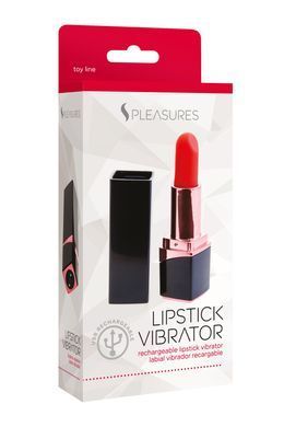 Вибратор-помада S Pleasures Lipstick Vibrator, очень реалистичный, 10 режимов SX1599 фото