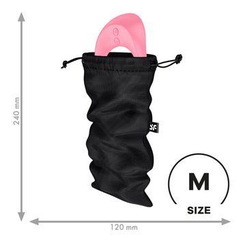 Мешочек для секс-игрушек Satisfyer Treasure Bag M, черный, на шнурке SX0546 фото