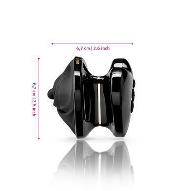 Вібратор для клітора з електростимуляцією Mystim Heart's Desire Black Edition SO8146 фото