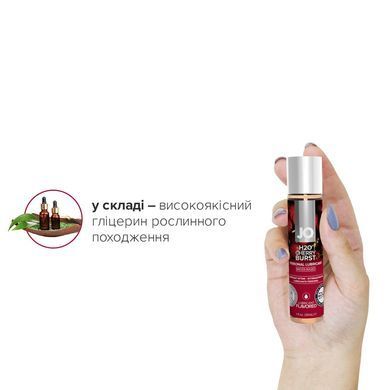 Змазка на водній основі JO H2O &mdash; Cherry Burst (30 мл) без цукру, рослинний гліцерин SO1467 фото