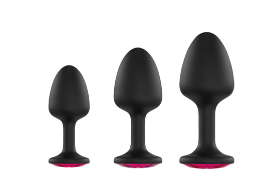 Анальная пробка Dorcel Geisha Plug Ruby XL с шариком внутри, создает вибрации, макс диаметр 4,5см MD1335 фото