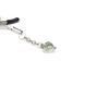Затискачі для сосків із сердечком Liebe Seele Glow-in-dark Nipple Clamps Green, світяться в темряві SX1682 фото 2