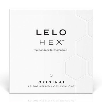 Презервативы LELO HEX Condoms Original 3 Pack (мятая упаковка!!!) SO8130-R фото