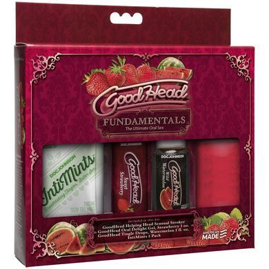 Набор для минета Doc Johnson GoodHead Fundamentals Kit, картонная коробка SO4542 фото