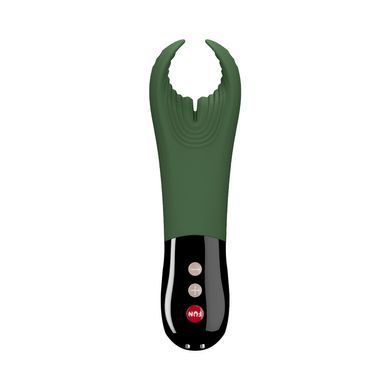 Вібратор для пеніса Fun Factory MANTA moss green/black, підходить для парних ігор SX0966 фото