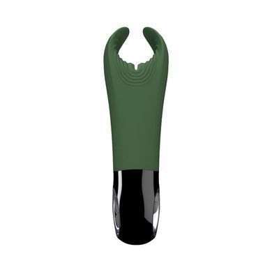 Вібратор для пеніса Fun Factory MANTA moss green/black, підходить для парних ігор SX0966 фото