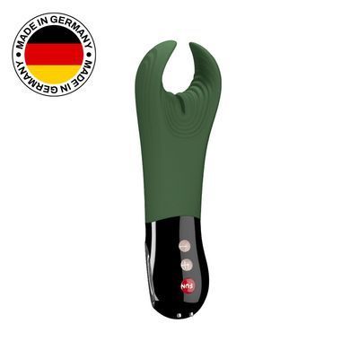 Вібратор для пеніса Fun Factory MANTA moss green/black, підходить для парних ігор SX0966 фото