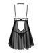 Бэби-долл Obsessive Donarella babydoll & thong, XS/S, кружевной лиф, чокер и стринги в комплекте SX1137 фото 4