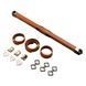 Фиксатор-распорка LOCKINK Adjustable Spreader Bar Set, коричневый, кожаный, ремни для шеи, рук/ног SX0852 фото 2