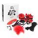 BDSM-набор Art of Sex &ndash; Soft Touch BDSM Set, красный, 9 предметов SO6599 фото