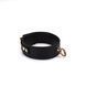 Ошейник с поводком Liebe Seele Black Organosilicon Collar with Leash, экокожа SO9484 фото 4
