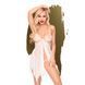 Бебі-дол з ажурним бралетом та високим розрізом Penthouse - Sweet Beast White M/L SO4332 фото