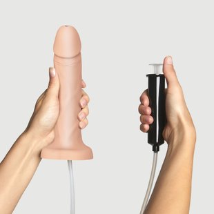 Кончающий фаллоимитатор Strap-On-Me Squirting Cum Dildo Realistic Flash, диам. 3,9 см, силикон SO9014 фото