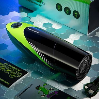 Смарт-мастурбатор BANANASOME ROCKET X7, вібрації, стискання, імітація фрикцій, підігрів SX2329 фото