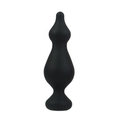 Анальна пробка Adrien Lastic Amuse Big Black (L) з двома переходами, макс. діаметр 4,4 см AD20269 фото