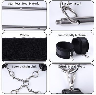 БДСМ-набор LOCKINK YEAHWOW Door Swing & Leg Spreader Bondage set SX2847 фото