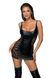 Платье с кружевными вставками Noir Handmade F229 Powerwetlook dress with lace inserts, S SX0097 фото 3