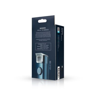 Бездротовий тример для інтимних зон Boners Hair Trimmer Shaver, 10 швидкостей, 2 насадки SO8881 фото