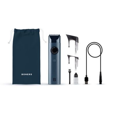 Бездротовий тример для інтимних зон Boners Hair Trimmer Shaver, 10 швидкостей, 2 насадки SO8881 фото