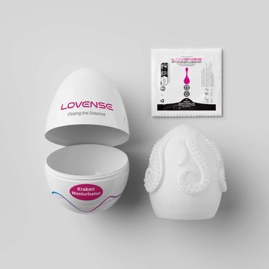 Мастурбатор-яйце Lovense Kraken masturbator egg, текстура-сюрприз SO8979 фото