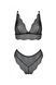 Комплект Passion AMBERLY SET black, S/M, бралет і трусики бразиліана SX0465 фото 3