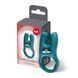 Эрекционное виброкольцо с двойной стимуляцией клитора Fun Factory NŌS CLASSIC Bottle Green, 2 мотора SX3727 фото 7