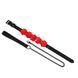 Нашийник з повідцем Liebe Seele Flower Rhythm - Black and Red Leather Flowers collar with Leash SX4838 фото 2