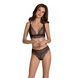 Комплект Passion AMBERLY SET black, S/M, бралет і трусики бразиліана SX0465 фото 1
