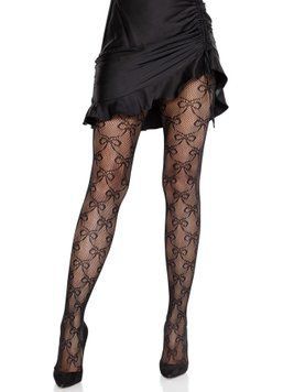 Колготки Leg Avenue Bow Net Tights One Size SX2760 фото