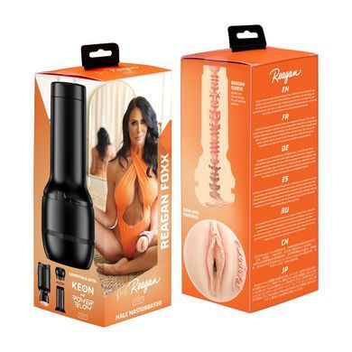 Мастурбатор Kiiroo Feel Reagan Foxx PBC, совместим с PowerBlow, Control и Keon, копия вагины порнозвезды SX1230 фото