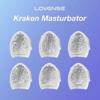 Набор мастурбаторов-яиц Lovense Kraken masturbator egg box, 6 штук, разная текстура SO8980 фото